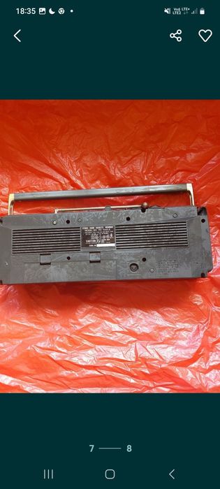 Stary Radiomagnetofon model PC 440