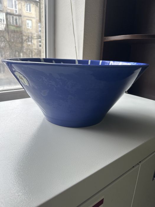 Умывальник керамический с ручной росписью 17*41