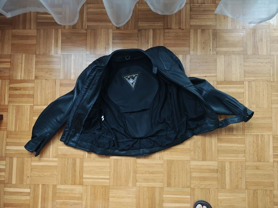 Skóra motocyklowa Richa. spodnie i kurtka