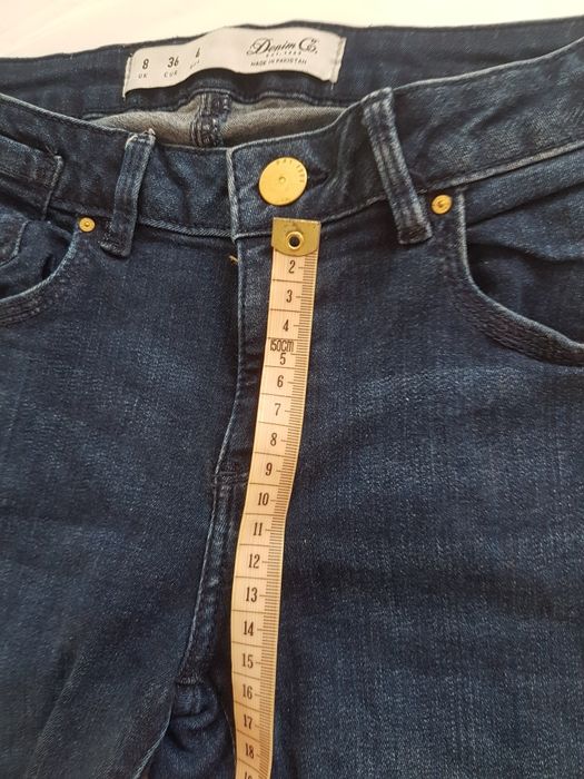 Jeansy  Denim Co. granat, 36/34