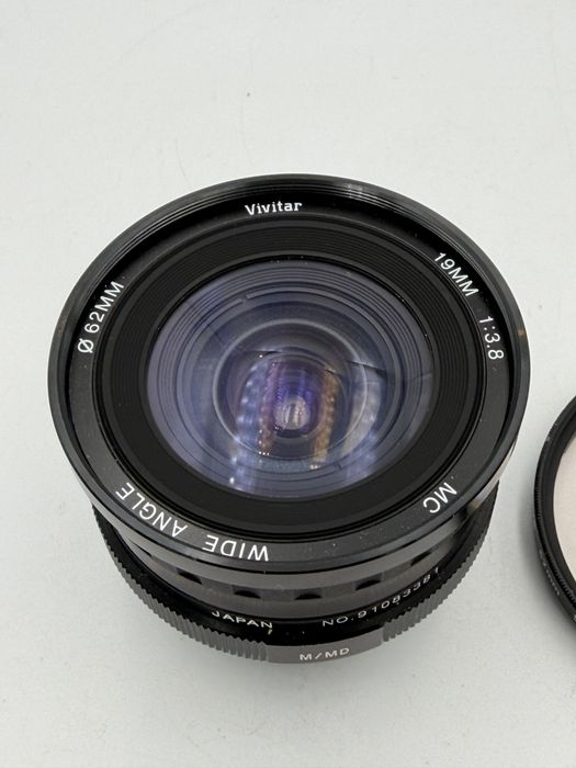 Minolta Rokkor 19mm f3.8 Vivitar MC MD Minolta Japan ultra szeroki kąt TOP