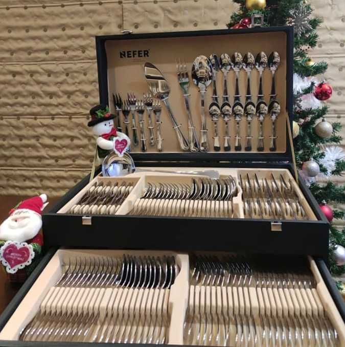 Faqueiro em Inox – 130 Peças com excelente qualidade