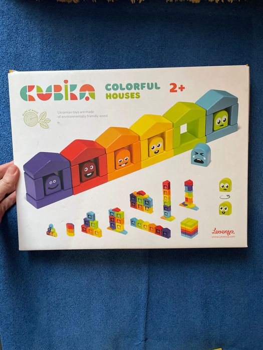 Конструктор CUBIKA деревʼяні будиночки