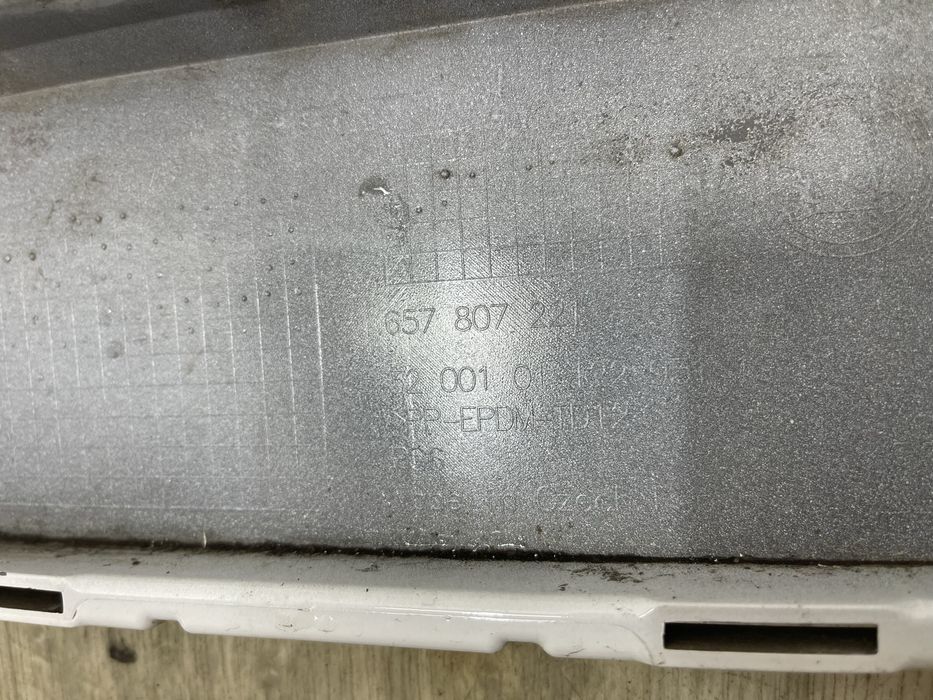 Бампер передній Skoda Scala 657807221 голий бампер шкода скала