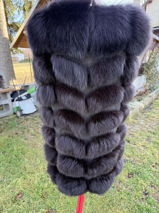 Kamizelka z futra lisa