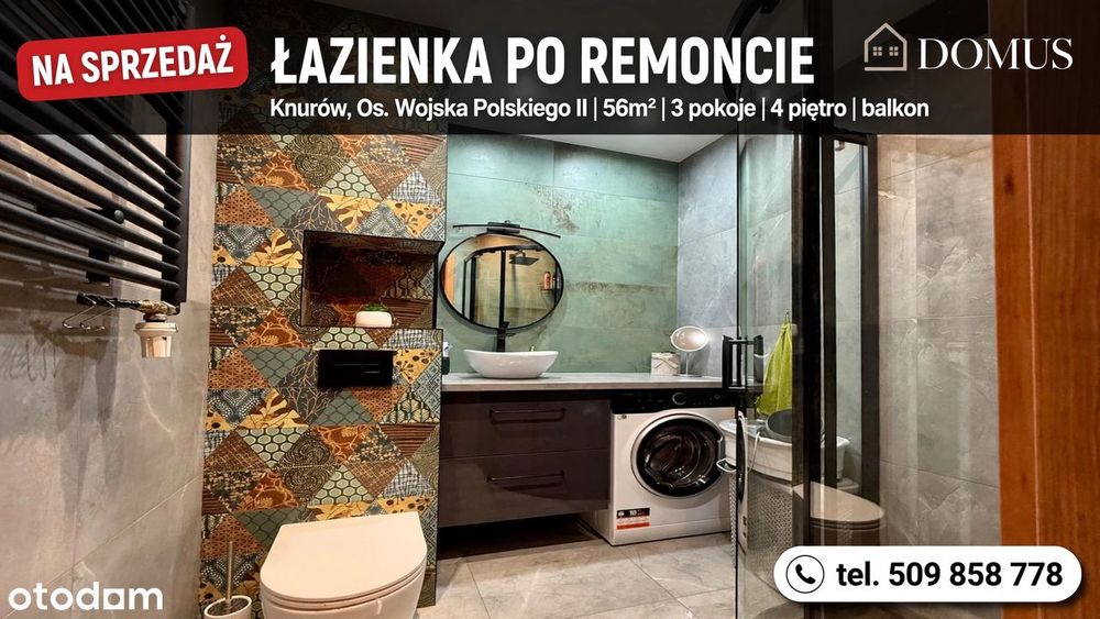 Słoneczne 3 pokojowe z balkonem na WPII