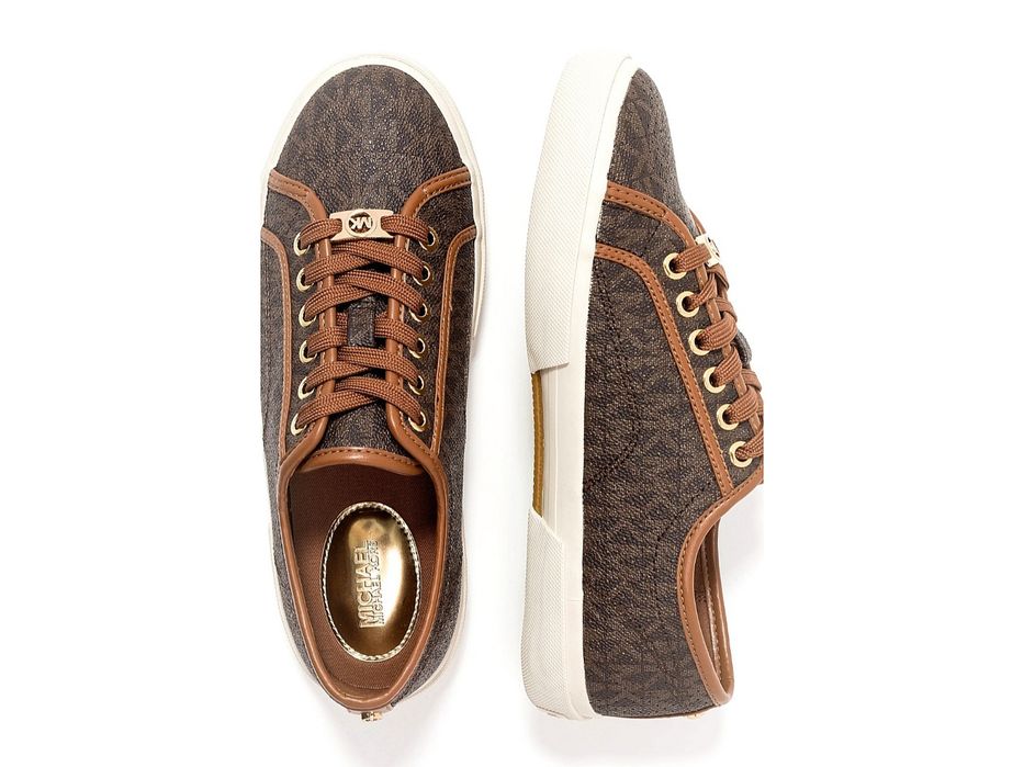 MK Michael Kors Monogram jak Nowe Buty Damskie Sneakersy Trampki 38