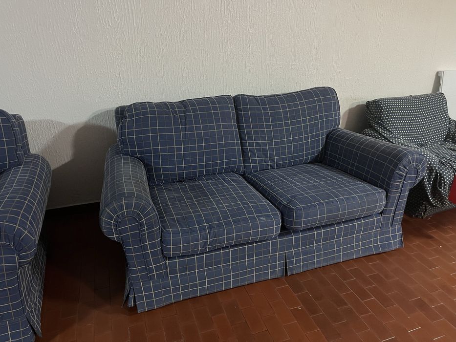 Conjunto de Sofas em tecido - dois