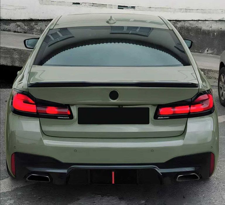 Диффузор BMW 5 G30 Г30 накладка бампера сплиттер спойлер сплітер губа