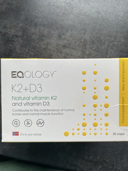 Eqology witamina d3 + k2