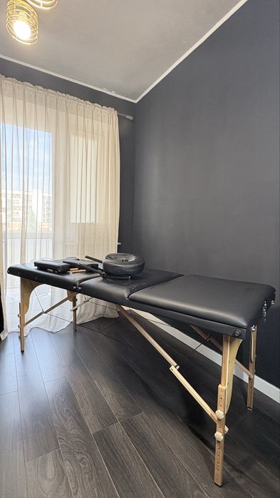 Stół do masażu 3-segmentowy XXL – Bodyfit, stan idealny