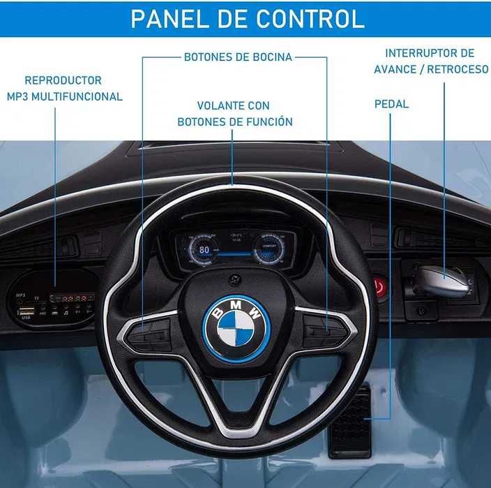 Carro eletrico BMW I8 Coupe com certificado p crianças brinquedo NOVO