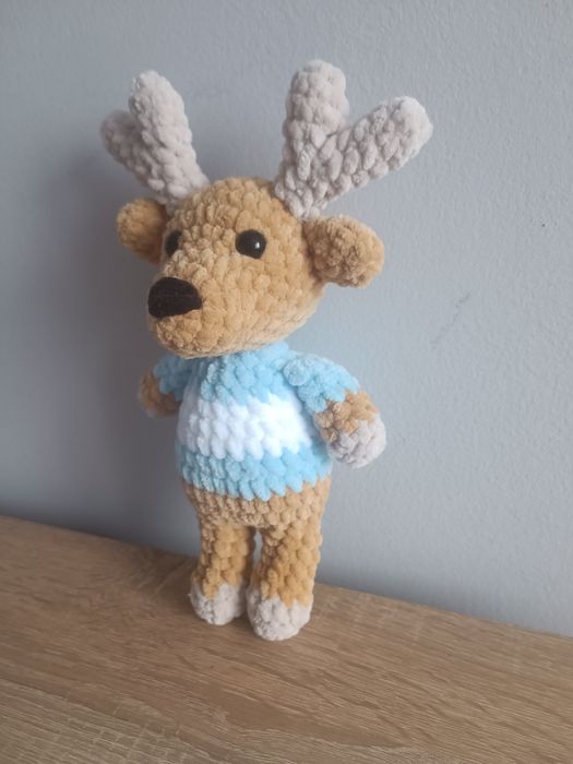 Renifer na szydełku