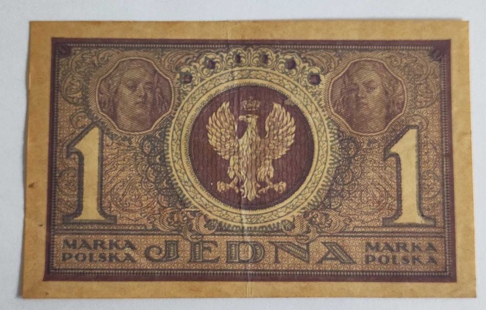 Banknot II RP, 1 marka polska 1919 IBP
