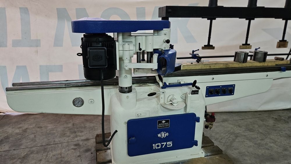 Fresadora Horizontal para Madeira Wigo 1075 com Fixação Pneumática