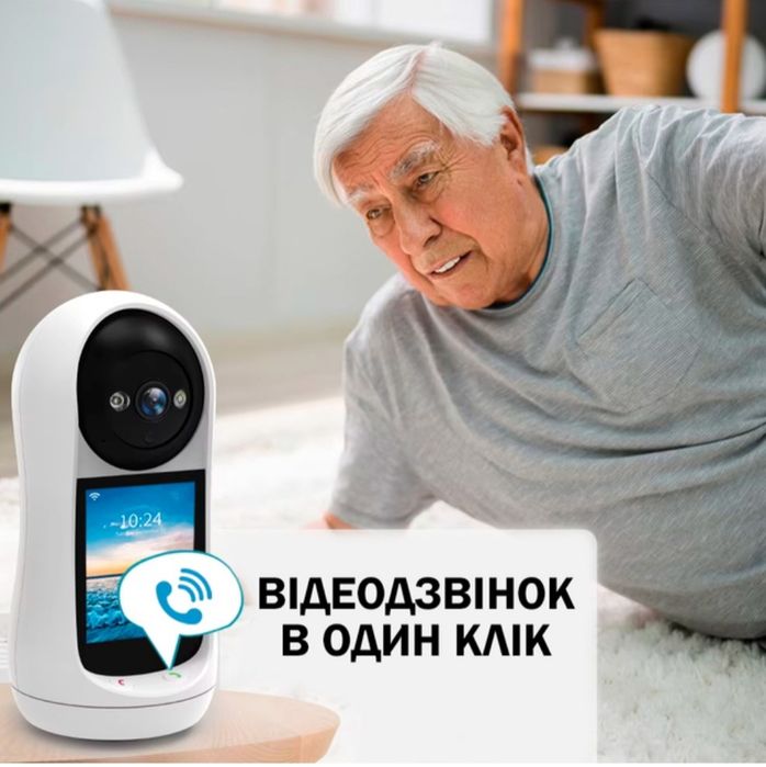 ВІДЕОНЯНЯ WI-FI Вай-фай камера Icsee 3mp Нічна зйомка Датчик руху‼️