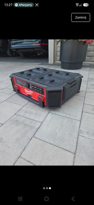 Radio budowlane Milwaukee M18 PACKOUT DAB+ ładowarka  bluetooth