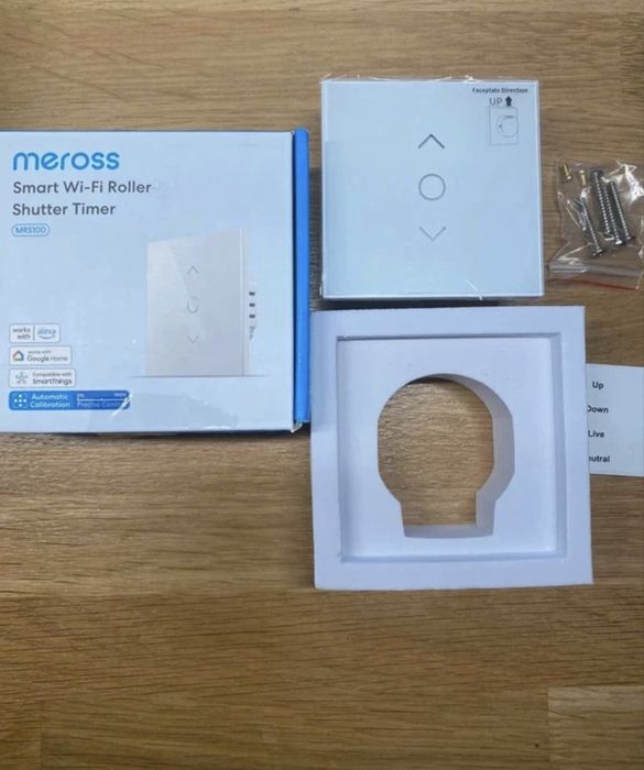 sterownik rolet wifi meross mrs100 tuya homekit alexa google home smart