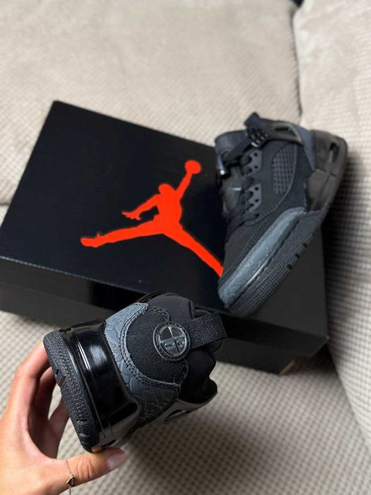 Мужские кроссовки Nike Air Jordan 3 "Spizike Low Black Cat" 40-45