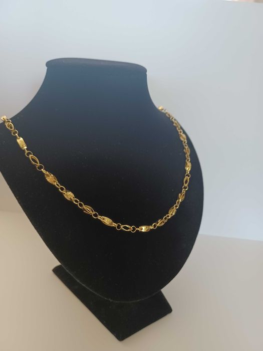 Łańcuszek złoty wzór Versace 14 karat, 585 próba