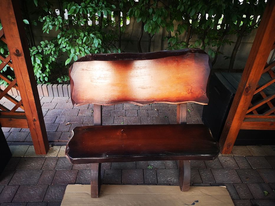 Ławki ogrodowe stan idealny 2 sztuki