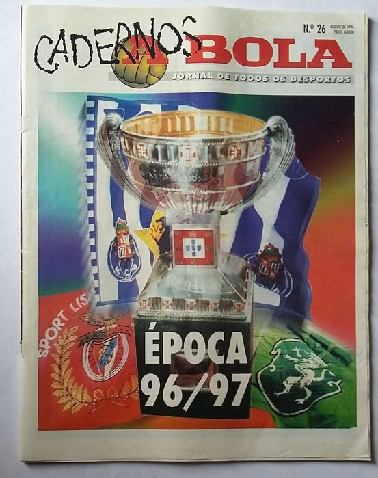 Antigos Cadernos A Bola