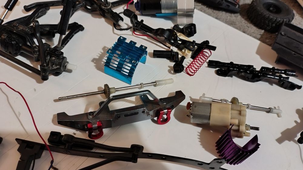 Wpl RC modeli 1:16 1:12 zestaw części