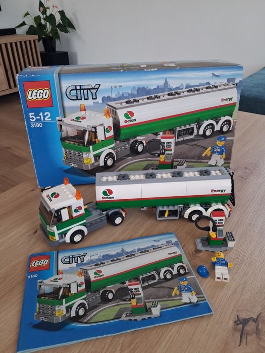 LEGO 3180 City - Cysterna Octan tir ciężarówka