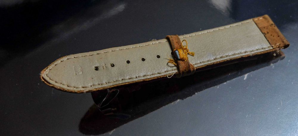 Bracelete de cortiça para relógios largura 22mm