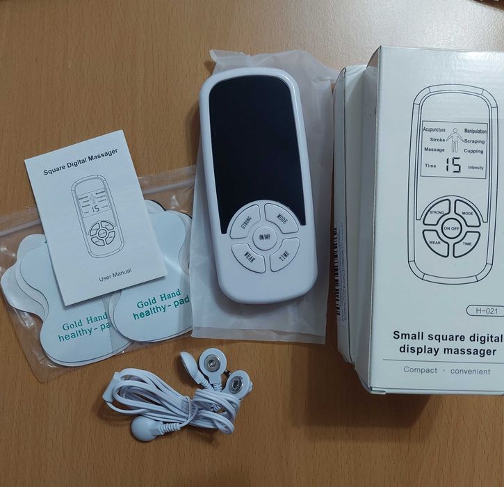 Eletroestimulador muscular massagem EMS + TENS Fisioterapia Musculação