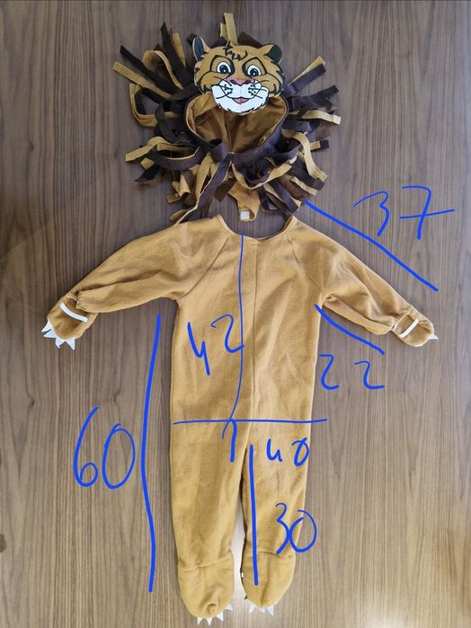 Fato leão_carnaval_halloween