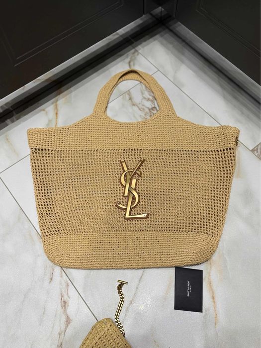 Torebka YSL Icare Raffia