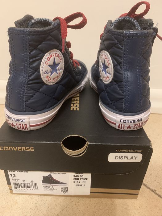 Adidasy Converse All Star Hi Side Zip Tex stan idealny