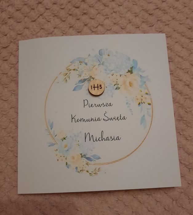 Zaproszenia na komunię