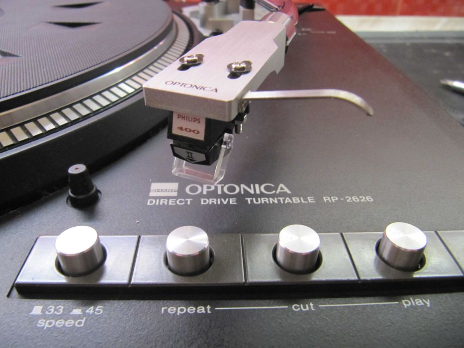 ТОПОВА Вінілова Стереосистема «OPTONICA» - Підсилювач + Проигравач