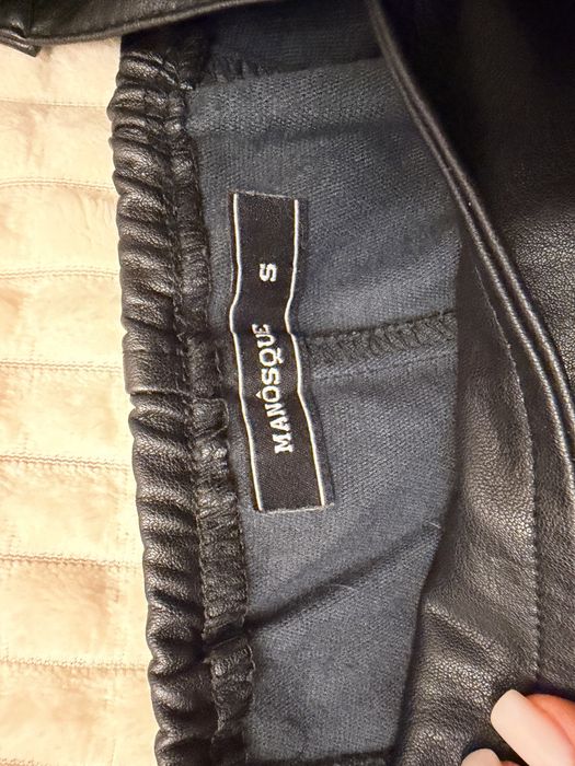 Шкіряний сарафан-плаття