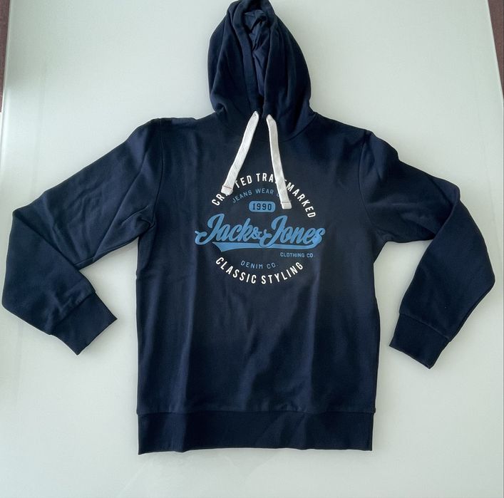 Sweatshirt Jack&Jones Homem S Azul marinho
