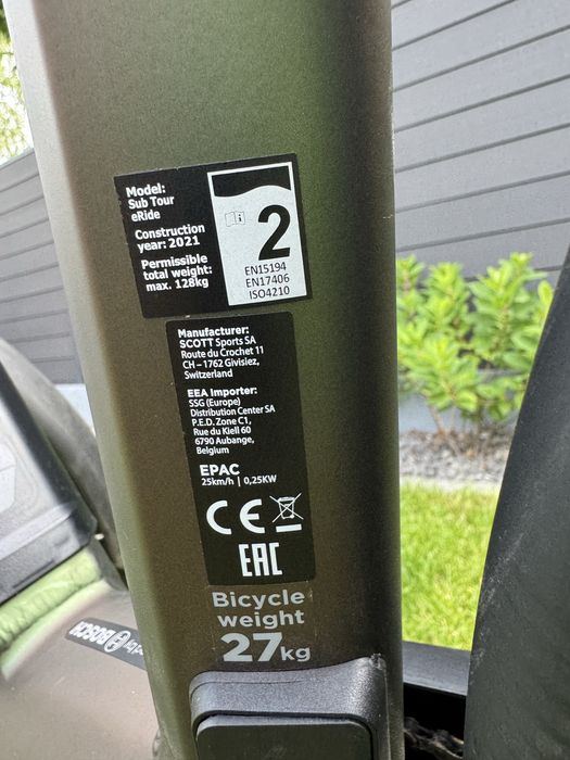 Rower elektryczny SCOTT M Unisex