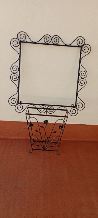 Decoração metal preto