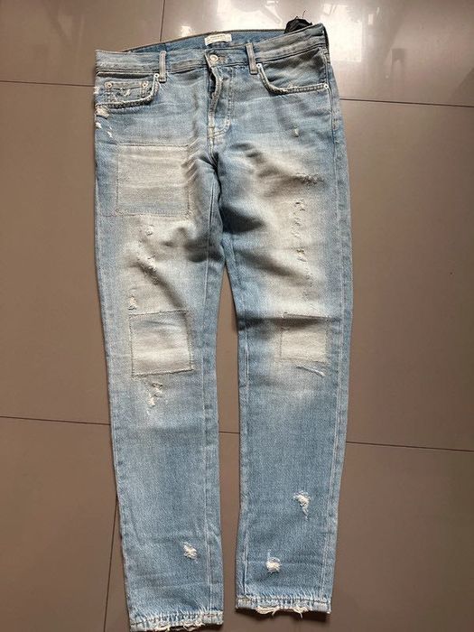Zara boyfriend jeansy bawełna S 36