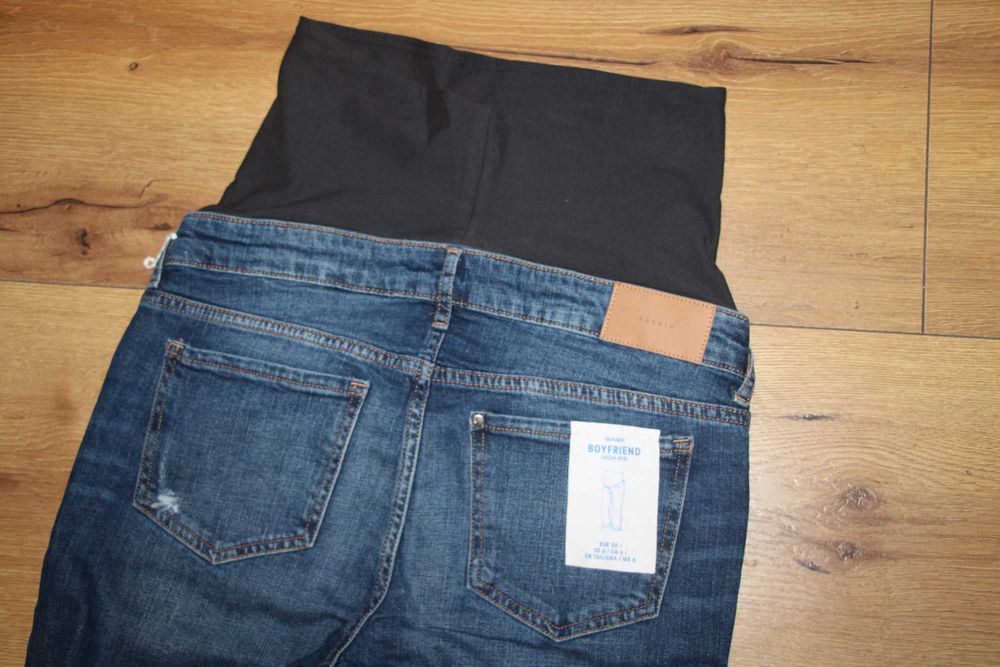 Spodnie ciążowe jeans Denim Mama Boyfriend 36/38 z metką nowe