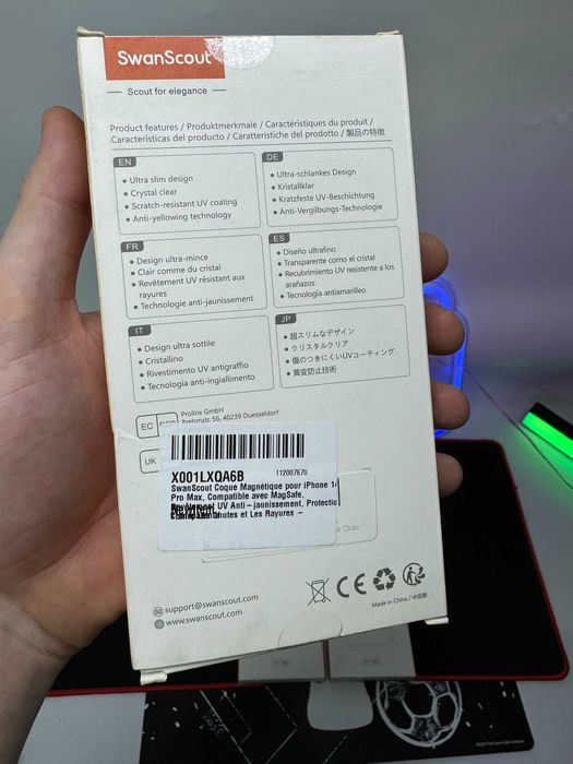 Swanscout Apple iphone 14 pro max Магнітний чохол MagSafe анти-жовтим