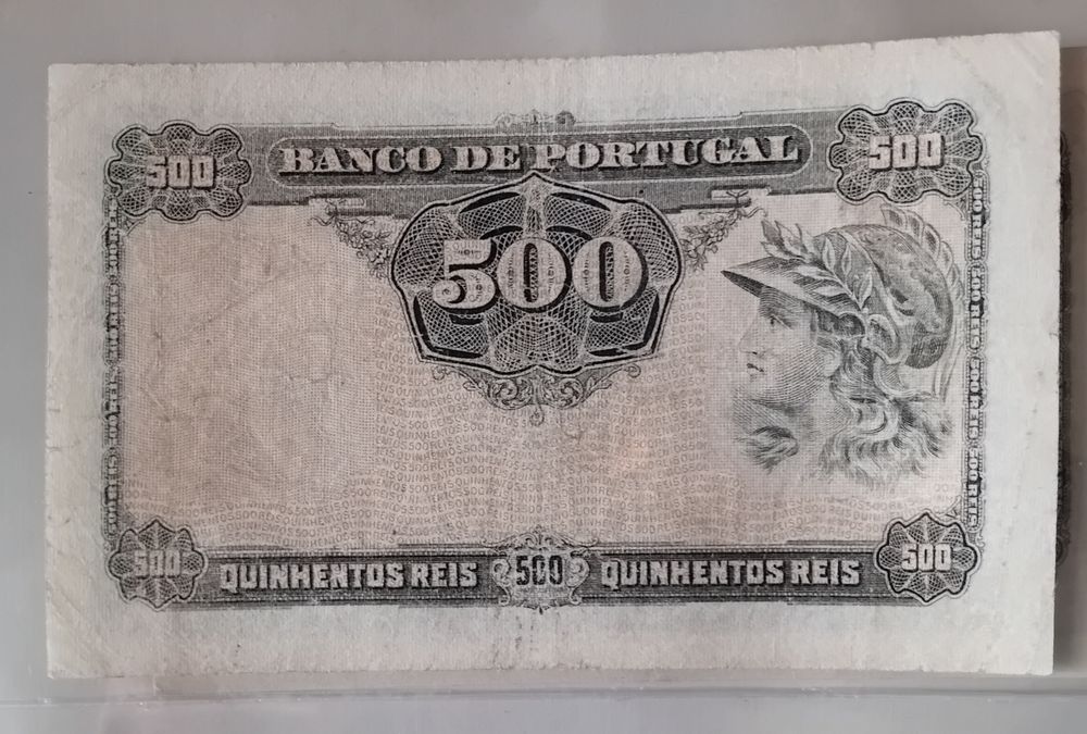 Notas de 500 reis 1910 e 1904