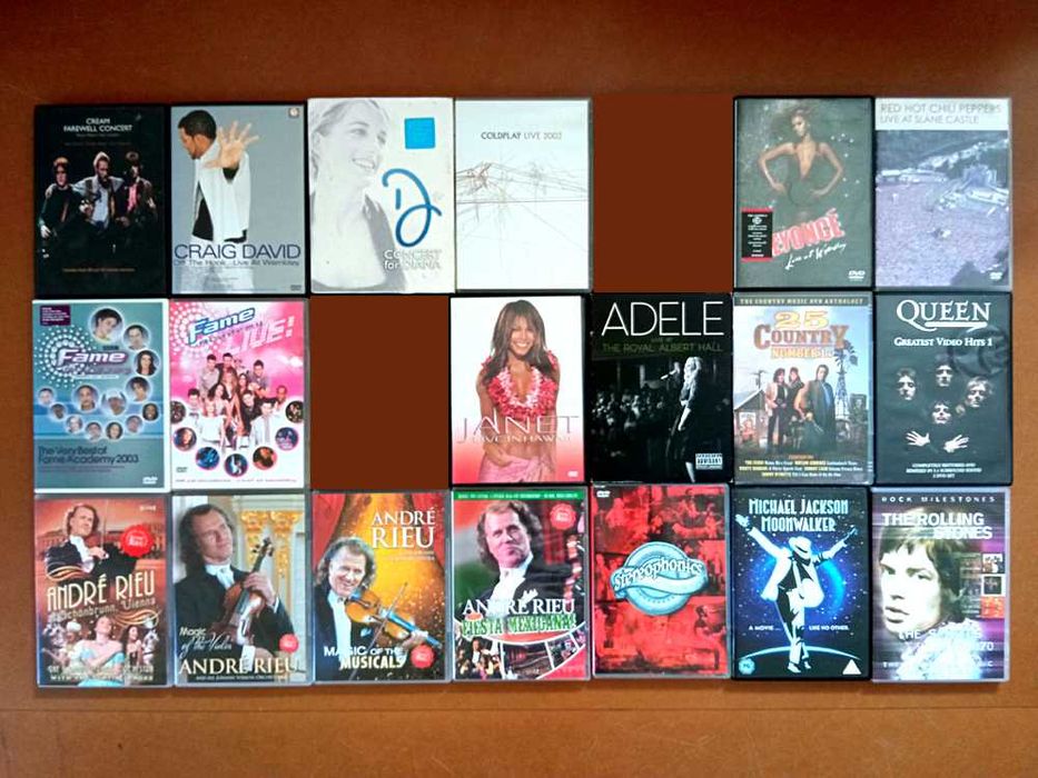 DVDs De Música - Vários