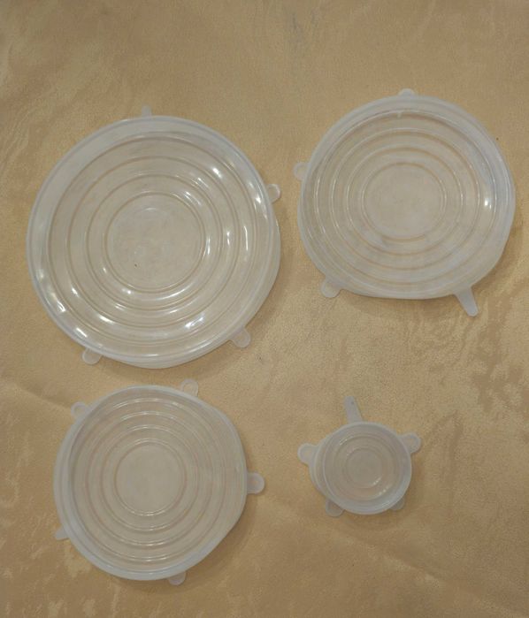 Tampas silicone para recipientes