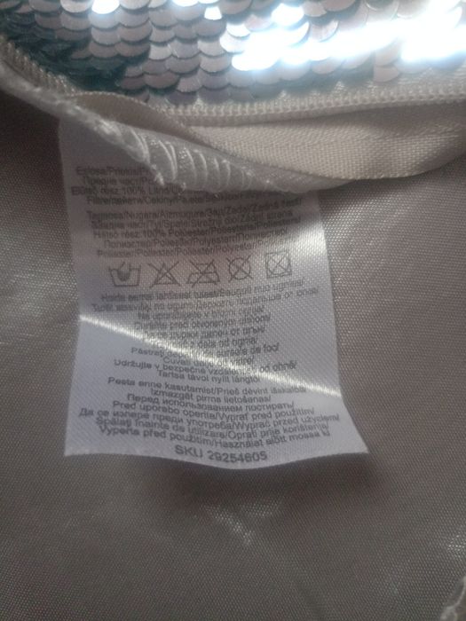 Poszewka na poduszkę cekiny ok. 43x43