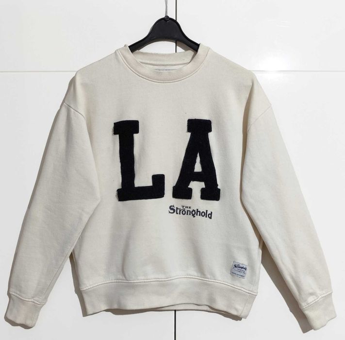 Bluza Bawełniana Śmietanowa LA The Stronghold |R. XS