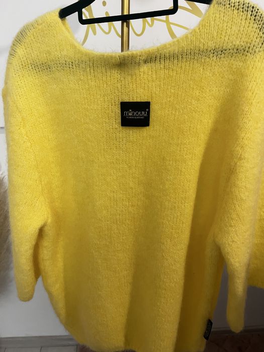 Sweter Minouu zółty nowy z metką