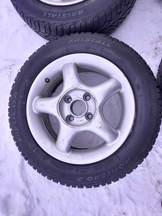 диски r14 4x100 et38 6j зимові шини 185 60 fulda великий протектор
