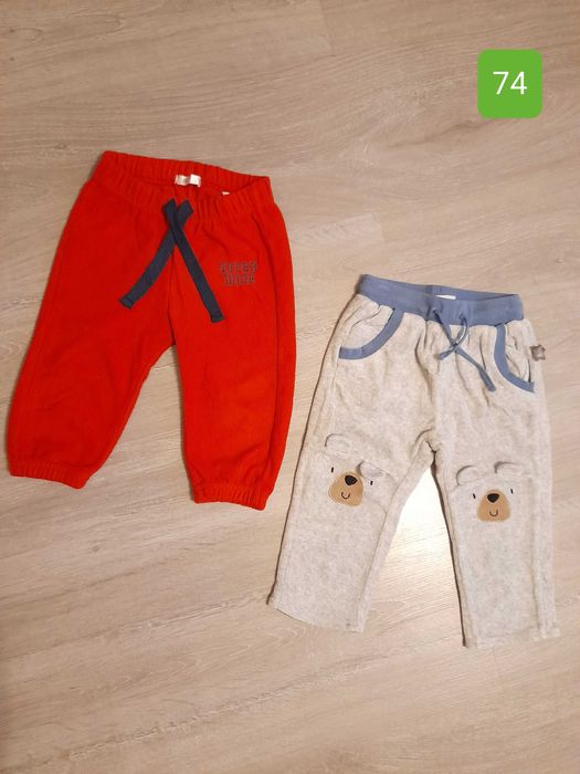 zestaw 2pak spodnie chłopięce polarowe Super Dude Coccodrillo 74